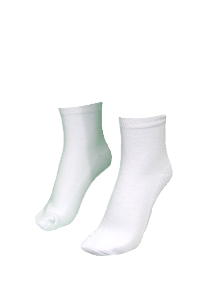Solway College Ankle Sock White